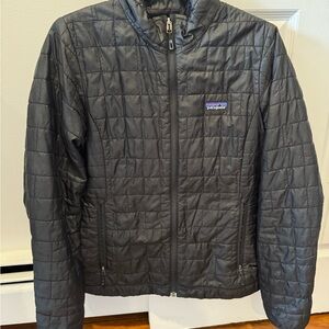 Patagonia Women's Charcoal Puffer Jacket